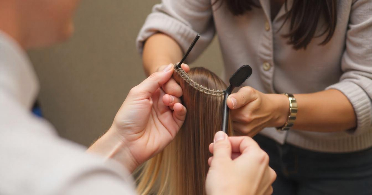 Micro-Link Hair Extensions