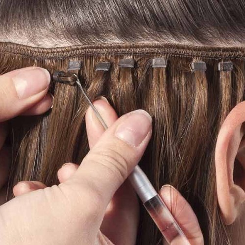 beaded weft extensions