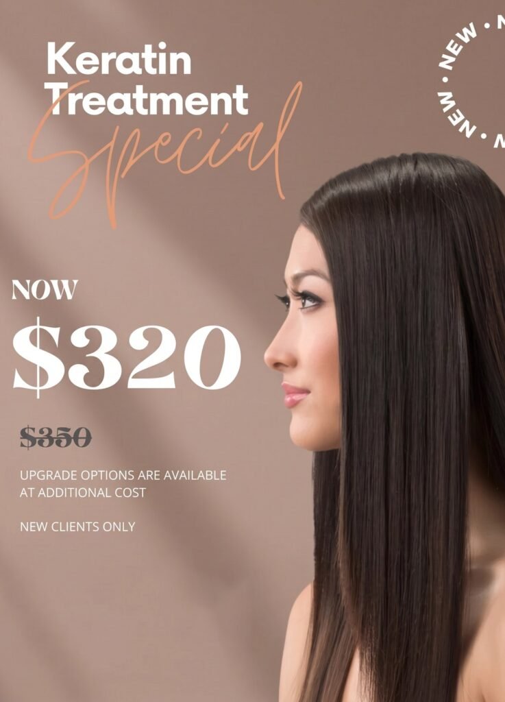 Keratin treatment special for new clients at Capelli Salon