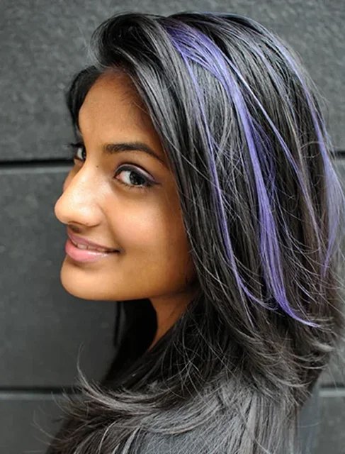 Add a pop of color to your look without the commitment of dyeing your hair. Available in bold, vibrant shades or subtle highlights to complement your style.