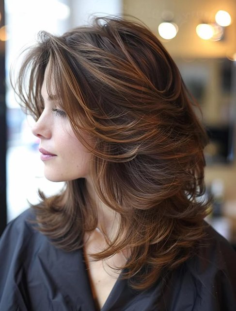Medium Length Cuts Our Medium Length Cuts offer versatility and fashion-forward style, creating balance and shape that’s easy to maintain. Perfect for clients who want an adaptable everyday look. Capelli Salon Dallas